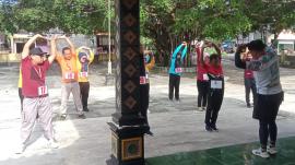 Kegiatan Pembinaan Kebugaran Oleh Puskesmas Wonosari 1